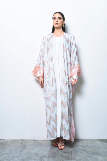 SEQUIN, COTTON Kaftan