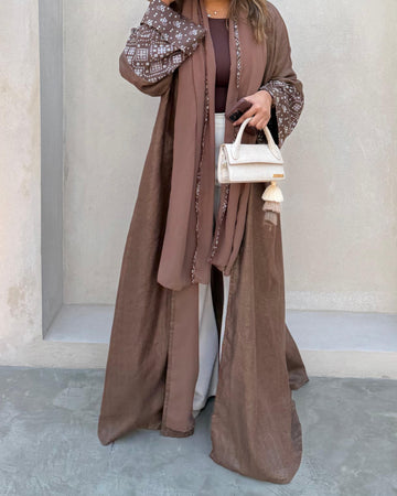 LINEN BISHT ABAYA