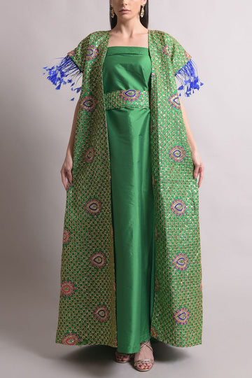 Satin Taffeta Kaftan