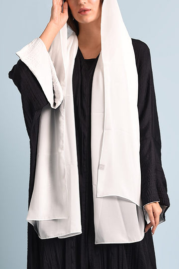 Crinkled Silk Abaya