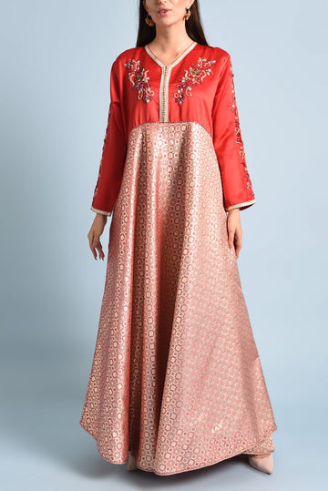 Brocade Crepe KAFTAN