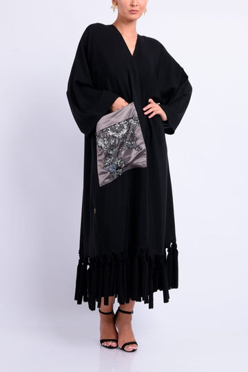 Crepe Satin ABAYA