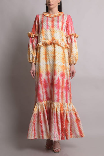 Chiffon Crepe Kaftan