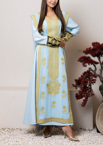 Chiffon Crepe Kaftan