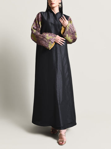 Jacquard Taffeta Abaya