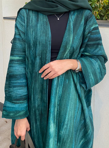 Turquoise Abaya