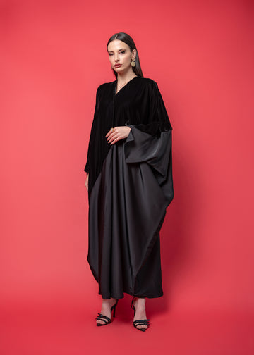 ELEGANT VELVET ABAYA