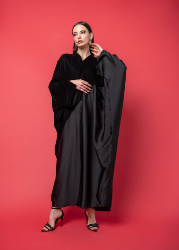 ELEGANT VELVET ABAYA