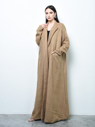 Brown Winter Abaya