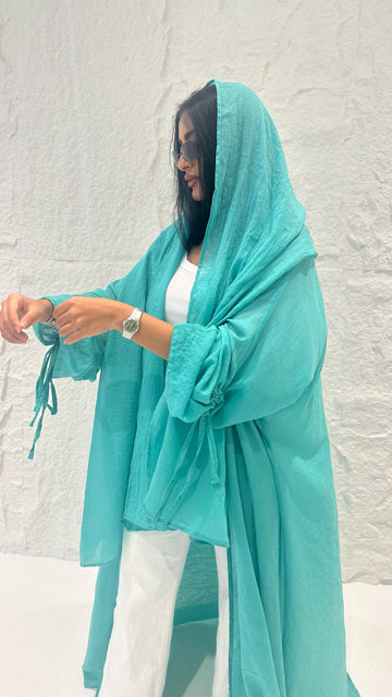 Turkish cotton abaya