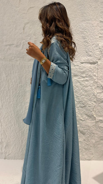 Turkish cotton abaya