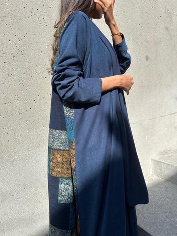 SHAMWAH WITH LINEN ABAYA