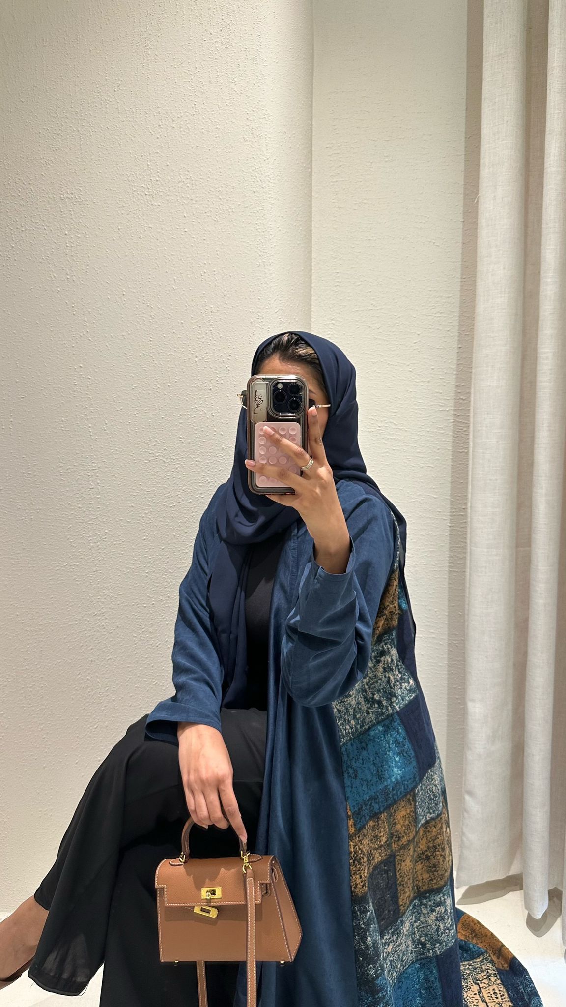 SHAMWAH WITH LINEN ABAYA