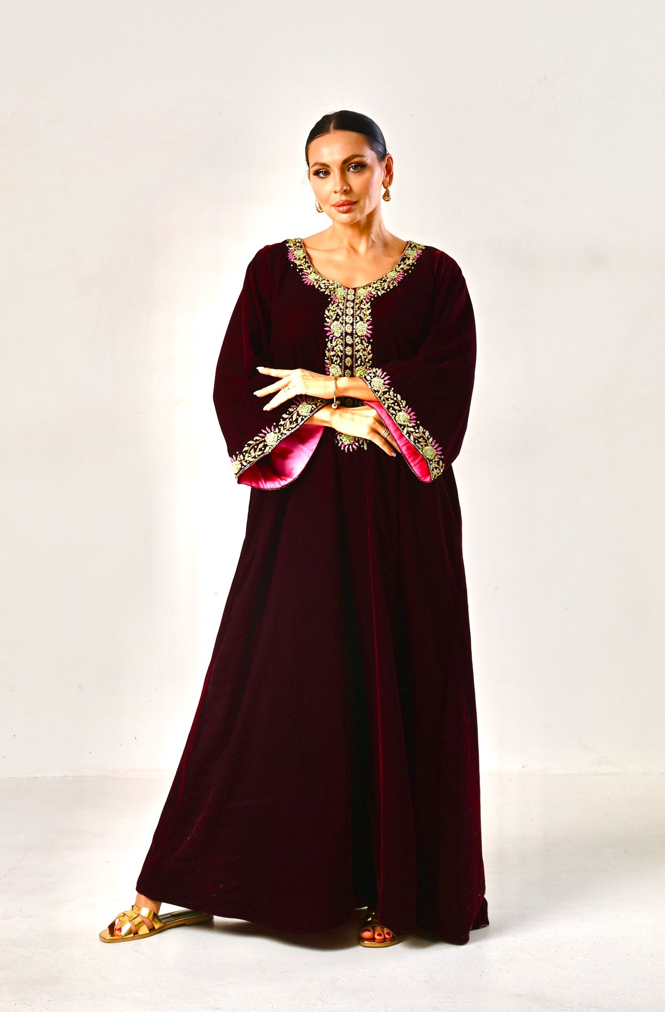 VELVET KAFTAN