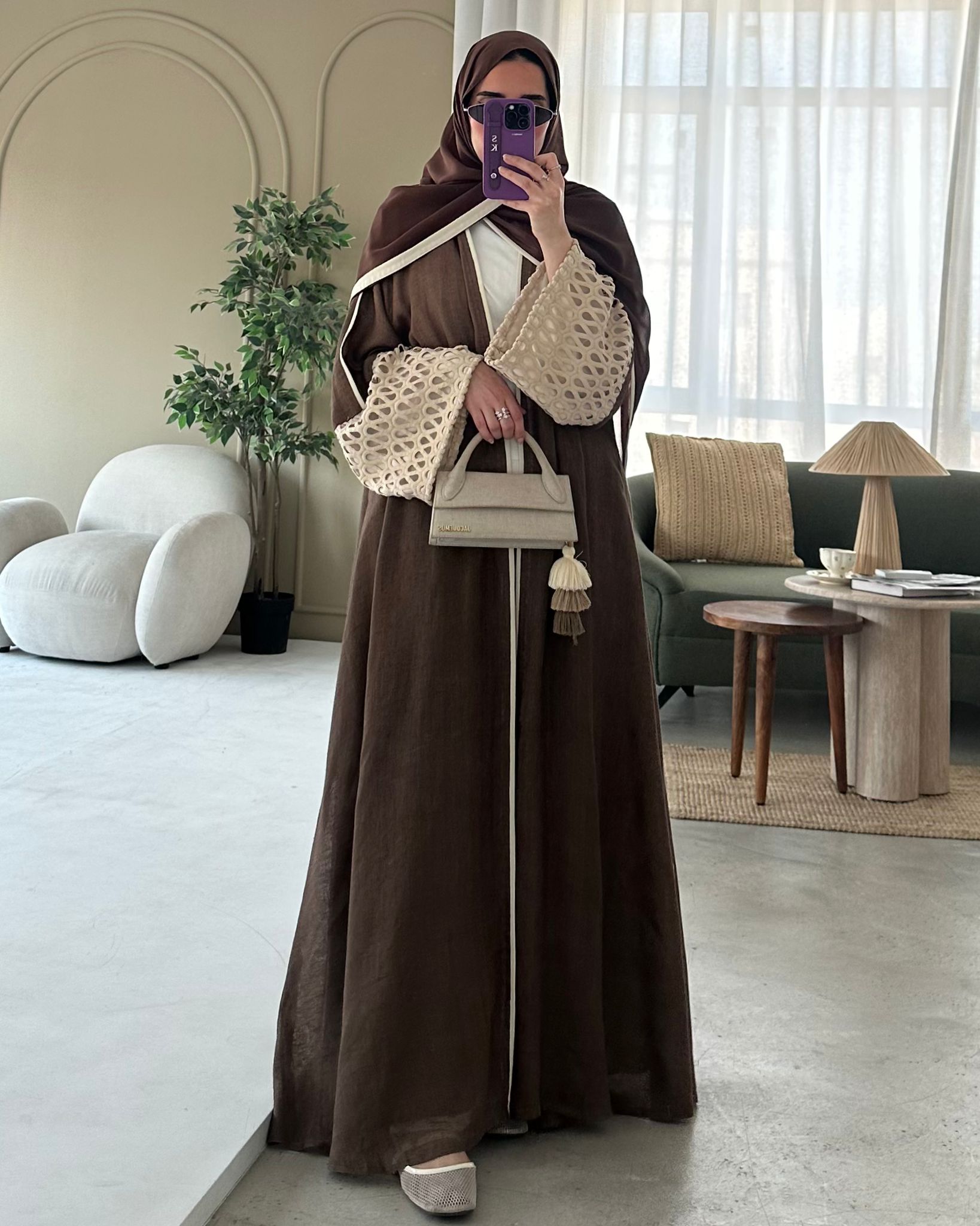 LINEN BISHT ABAYA