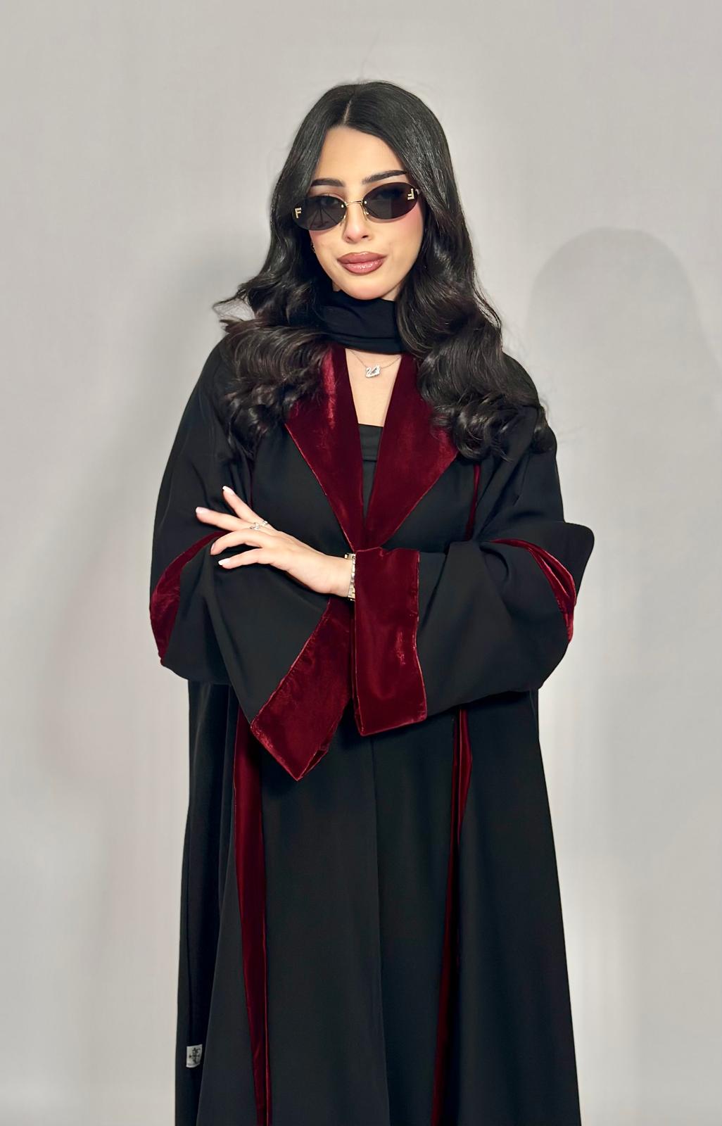 Velvet Mix Abaya
