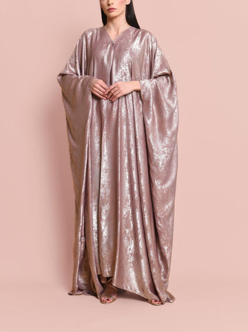 Metallic Silk Abaya