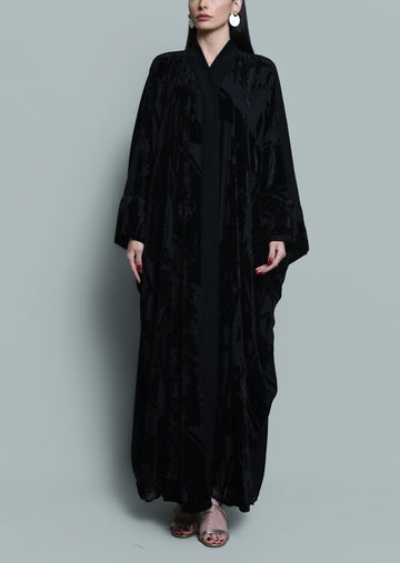 Velvet Crepe Abaya
