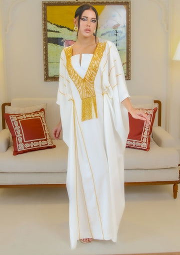 Crepe Satin Kaftan
